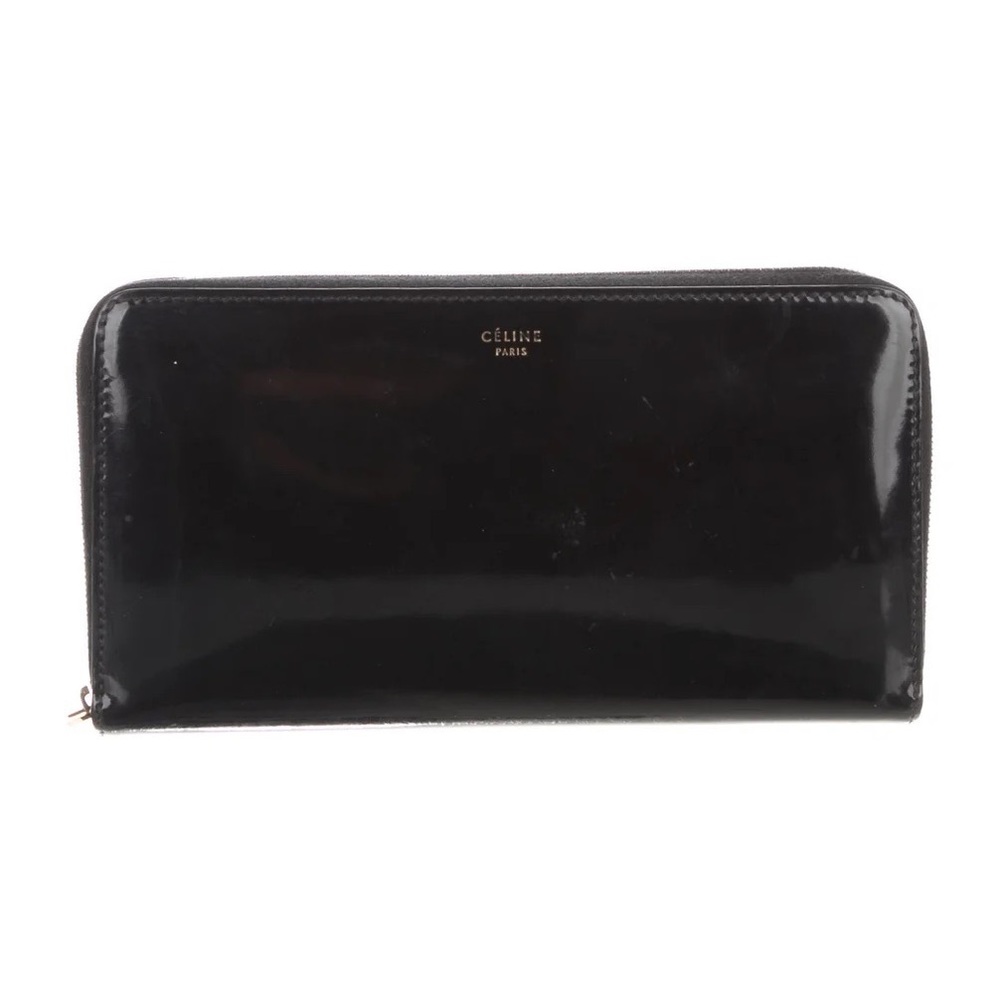 CELINE BLACK PATENT WALLET